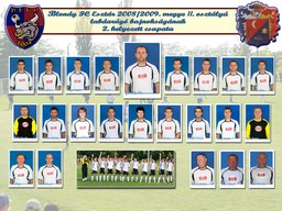2008/09 megyei bajnokság 2. helyezett csapata