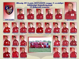 2007/08 megyei bajnokság 2. helyezett csapata